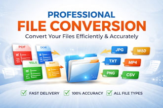 convert PDF, word, excel files to jpg, png, or PDF quickly
