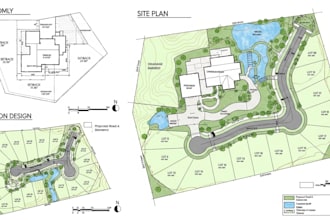 draw your property plot plan, site plan and  subdivision design