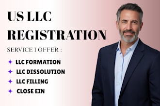 professionally register your US llc, ein application and business formation