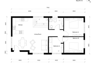 do draw your architectural floor plan in auto cad 2d