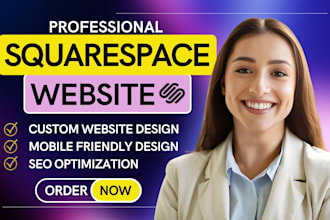 do modern squarespace website design, redesign squarespace