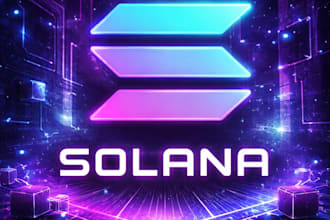 develop a solana dapp or smart contract for your blockchain project