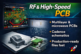 design rf multilayer microware high speed pcbs professional pcb schematic layout