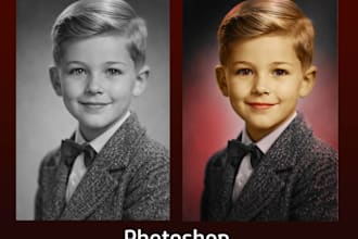 manually colorize your black and white photos realistically