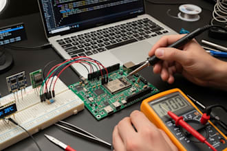 iot prototype development with pcb and embedded firmware