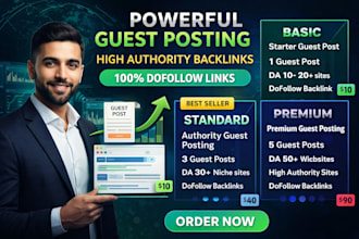 publish high authority guest posts with dofollow backlinks