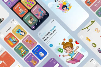 develop kid learning apps, educational apps, and language learning apps