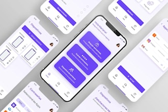 diseñaré interfaces UI y UX para páginas web y móviles