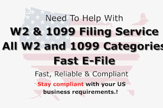 prepare and file w2 and 1099 forms for your employees and contractors