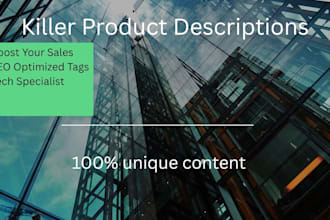 write SEO amazon product descriptions for tech and gadgets