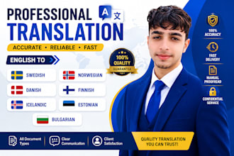 translation swedish, norwegian, danish, finnish, icelandic, estonian, bulgarian