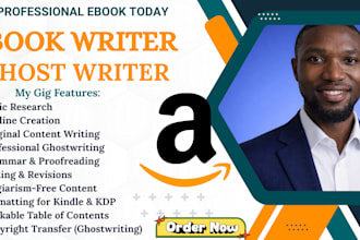 be your ebook writer, nonfiction, ghostwriter, and ebook editor