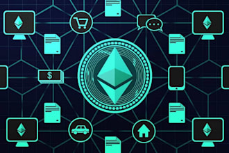 develop ethereum and evm smart contracts and blockchain dapps