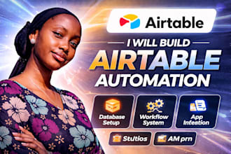 build airtable automation, slack, task automation, database and workflow system