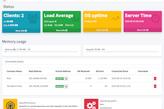 setup and configure VPN server