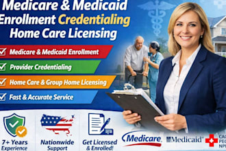 do medicare medicaid enrollment credentialing home care licensing
