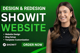 design edit showit template website, showit website redesign customize wp blog