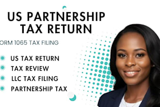 prepare and efile US partnership tax return form 1065 accurately
