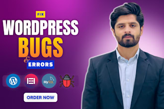 fix wordpress errors, bugs, and technical issues