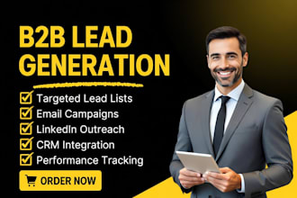 do b2b lead generation any industry, linkedin lead gen