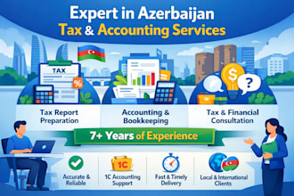 prepare and submit azerbaijan tax reports and accounting