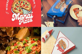 design a modern restaurant logo for your food business