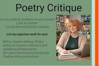 critique and provide feedback on your poems