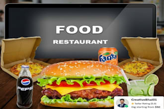 design professional food posters and restaurant flyers