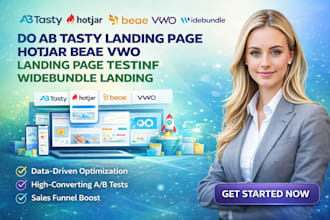 do ab tasty landing page hotjar beae vwo landing page testinf widebundle landing