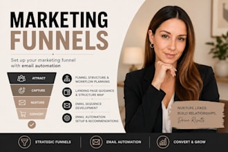 design a marketing funnel with email workflows