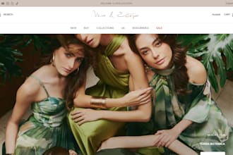 design your clothing brand website, streetwear website, and y2k shopify store