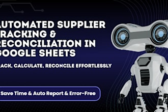 google sheets supplier automation  reconciliation