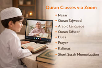 be your quran teacher for females and kids with tajweed