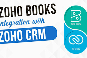 setup zoho CRM, zoho books, zoho one, automation, integration and workflows