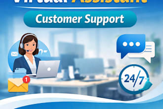 be your virtual assistant for customer support and chat