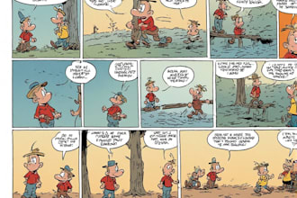 design comic book pages and graphic novel art