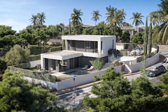 upgrade 3d vivace villa,landscaped apartment, luxury real estate,exterior facade