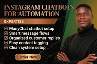 set up manychat facebook messenger chatbot for small business growth