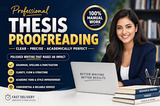 proofread and edit your research proposal or academic paper fast