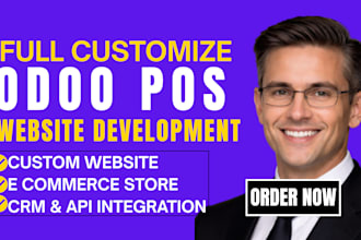 develop odoo pos, odoo crm, and customize odoo integration point of sale
