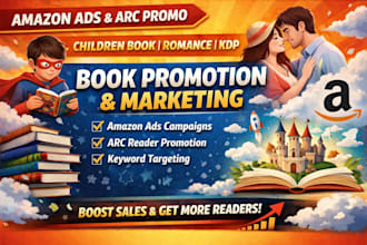 do amazon ads campaign arc reader children book romance kdp book promotion