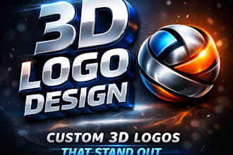 create 3d logo design