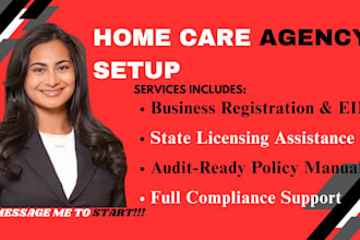 set up home care, compliance policy, and procedure  in maryland, florida, ohio
