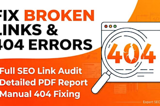 find and fix broken links for technikal SEO