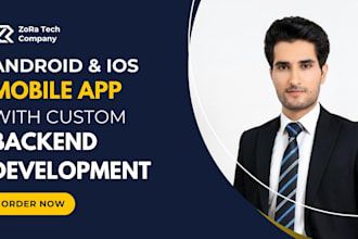 develop mobile apps with rest api backend