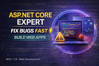 fix aspnet core mvc bugs or build web application