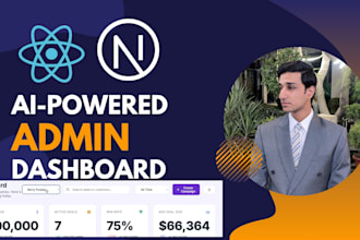 build an ai powered admin dashboard with react or nextjs
