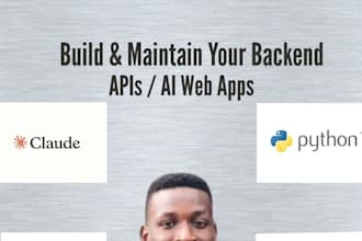 build, maintain python backend apis and ai apps with fastapi