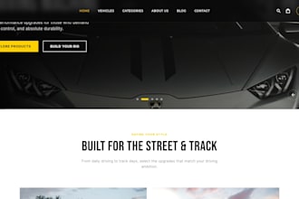 create a full stack website