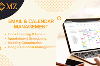 be your virtual assistant for email and calendar management